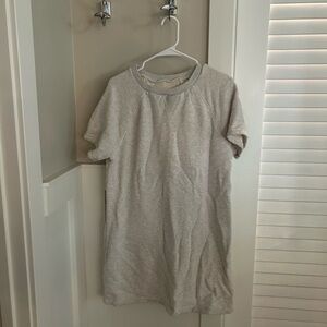 Madewell Gray Short Sleeve Dress